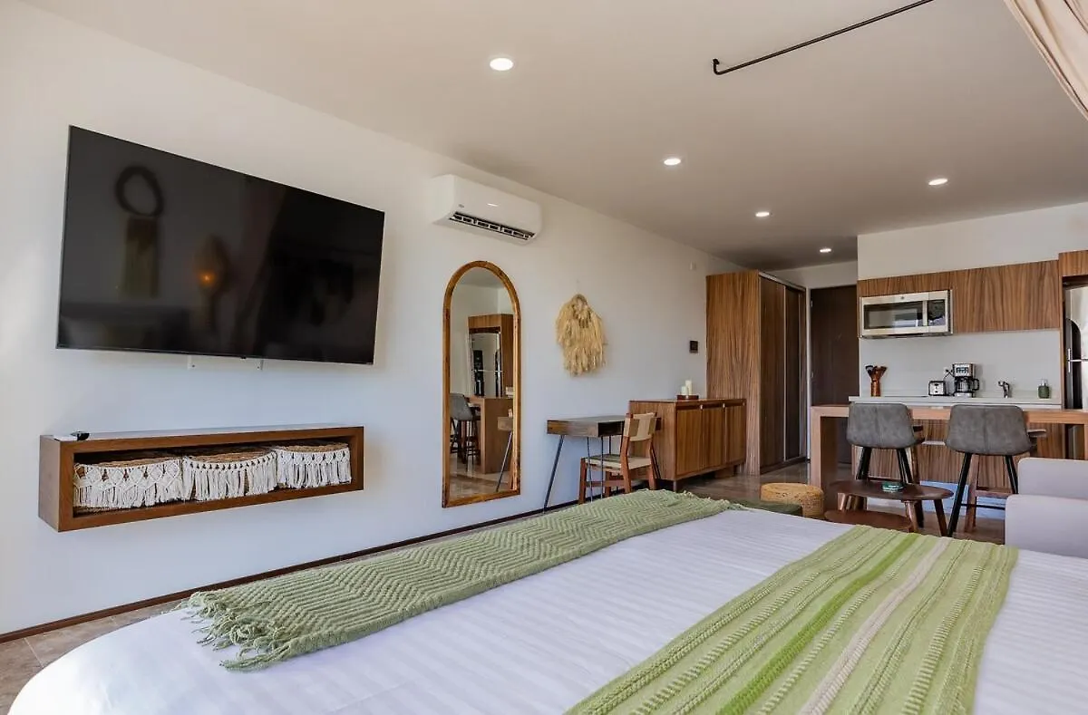Stunning New Studio With Rooftop Pool Playa del Carmen Apartment